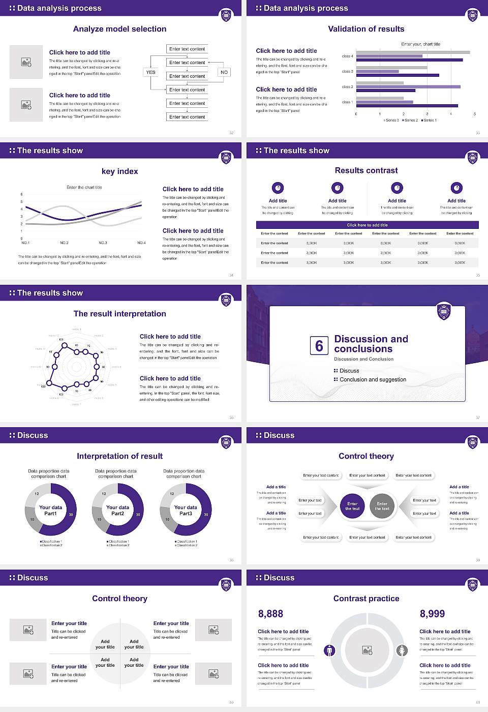 University of Sheffield Graduation Thesis Defense PPT Template16:9 ratio PPT effect preview image5