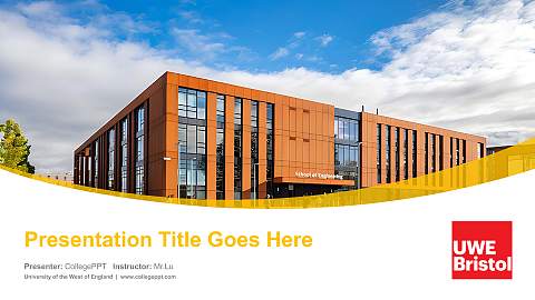 University of the West of England Course/Courseware Creation PPT Template