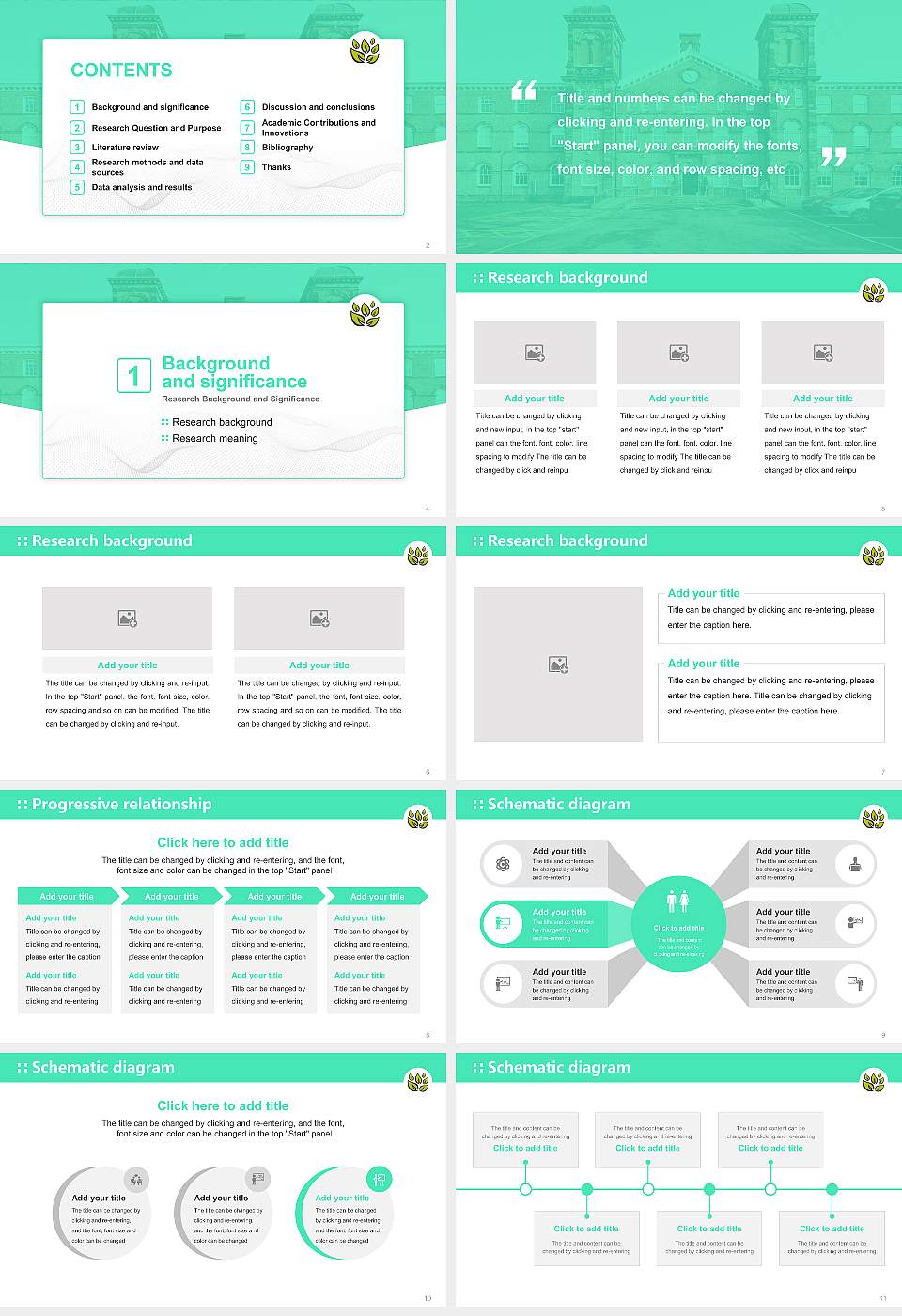 University of Cumbria Graduation Thesis Defense PPT Template16:9 ratio PPT effect preview image2