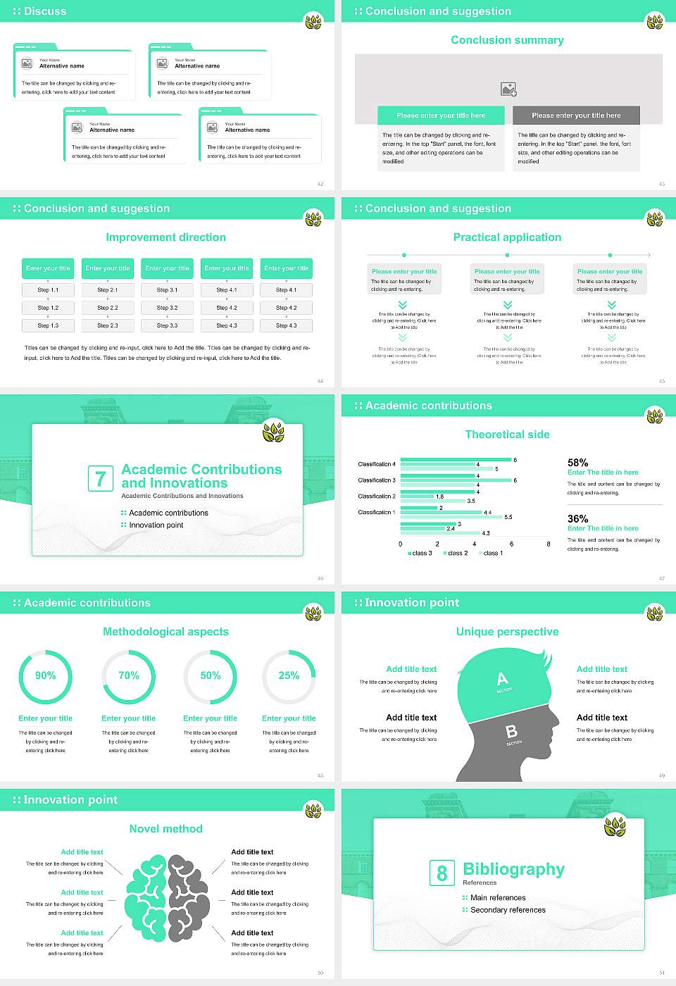 University of Cumbria Graduation Thesis Defense PPT Template16:9 ratio PPT effect preview image6