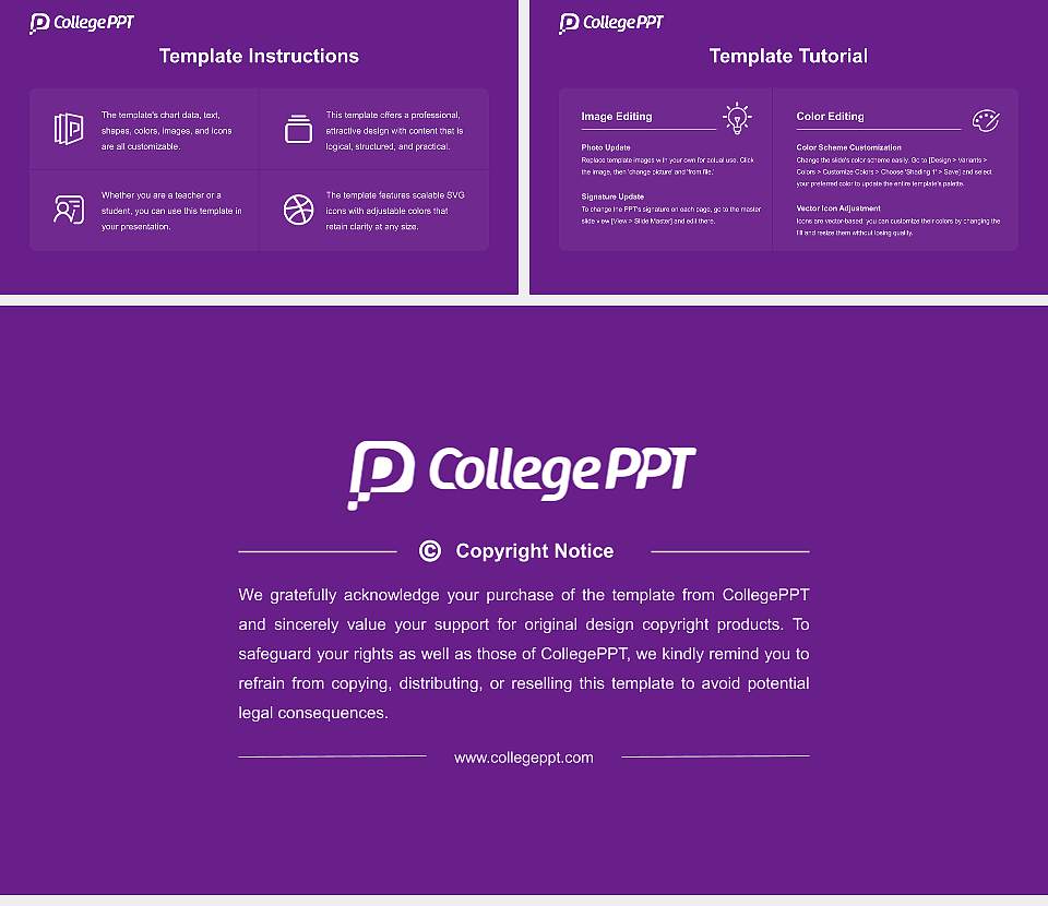 BPP University Course/Courseware Creation PPT Template16:9 ratio PPT effect preview image5
