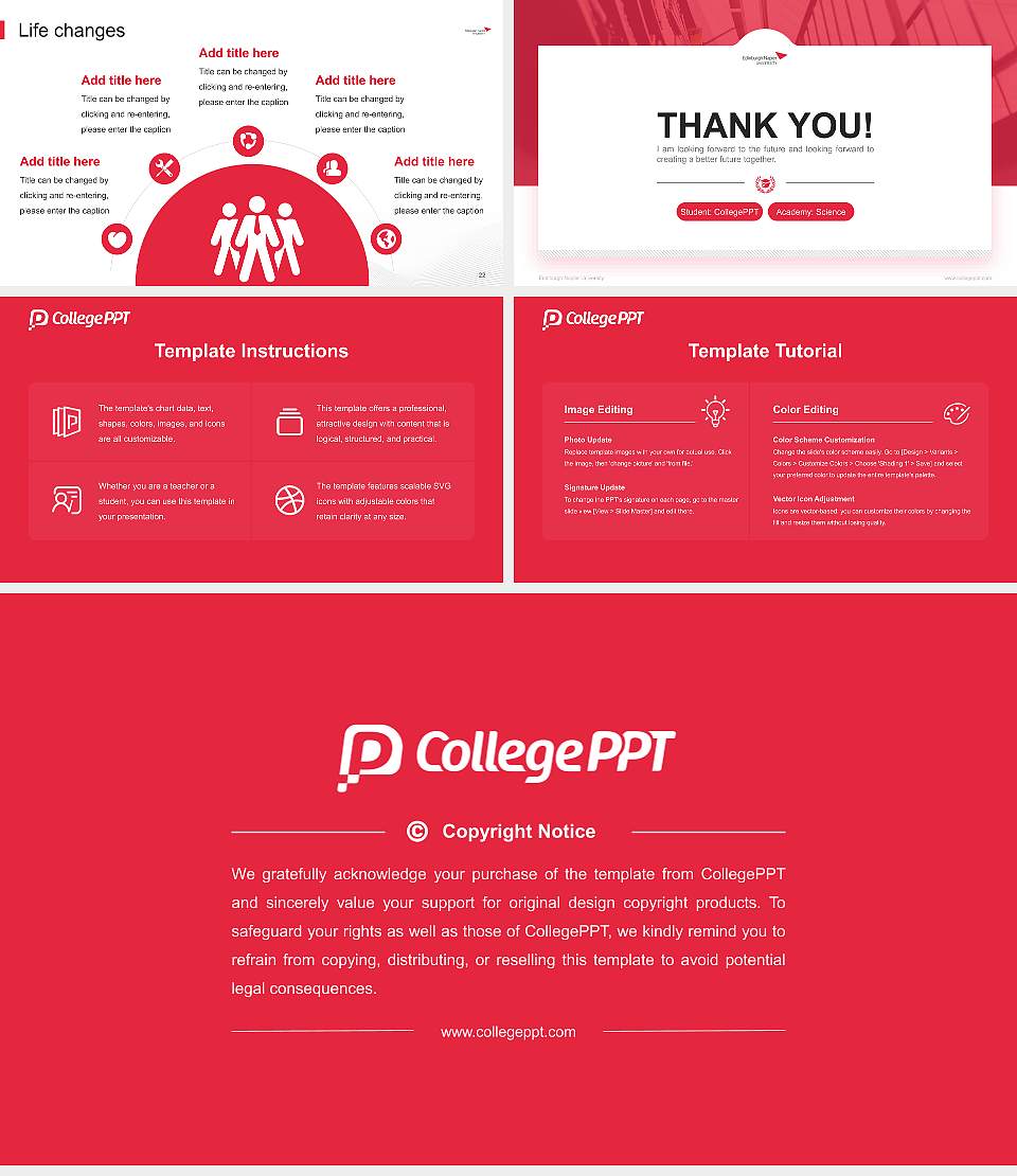 Edinburgh Napier University National Scholarship Defense PPT Template16:9 ratio PPT effect preview image4