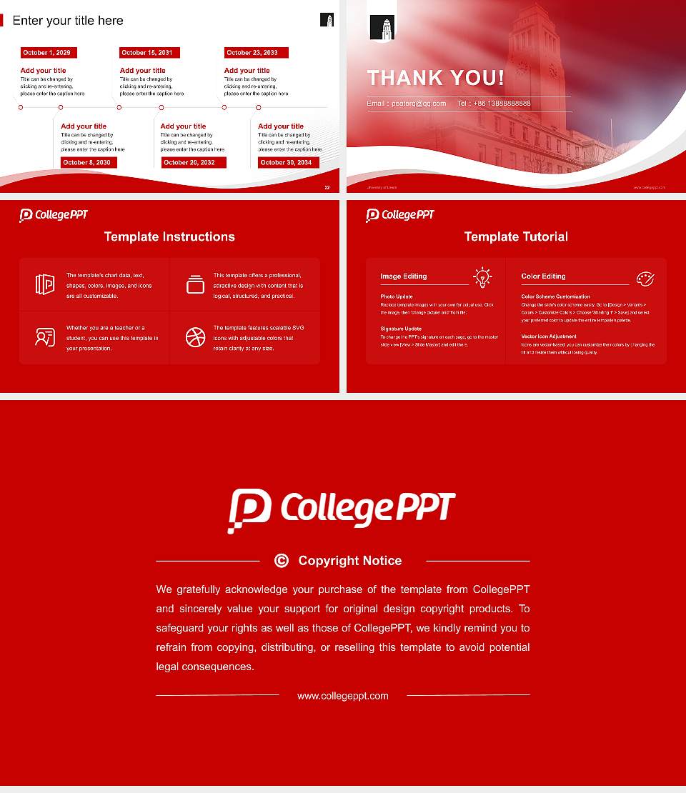University of Leeds Lecture Sharing and Networking Event PPT Template16:9 ratio PPT effect preview image4