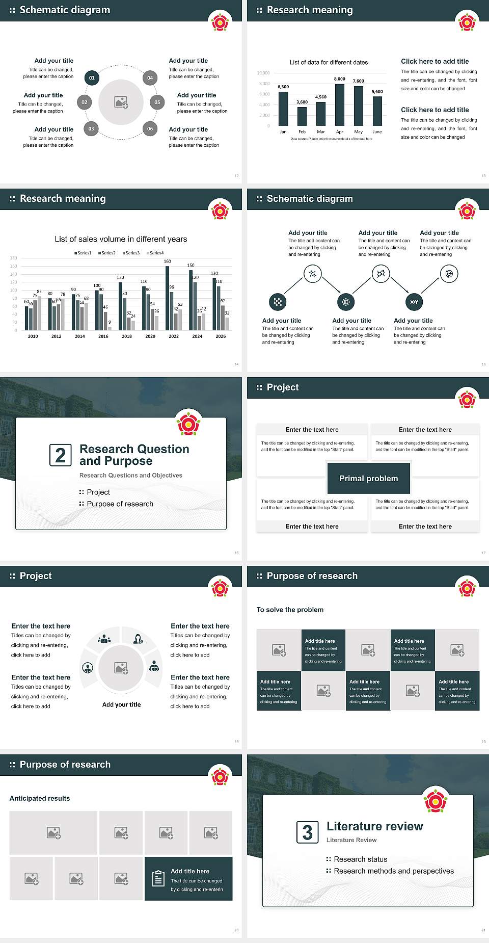 Regent’s University London Graduation Thesis Defense PPT Template4:3 ratio PPT effect preview image3
