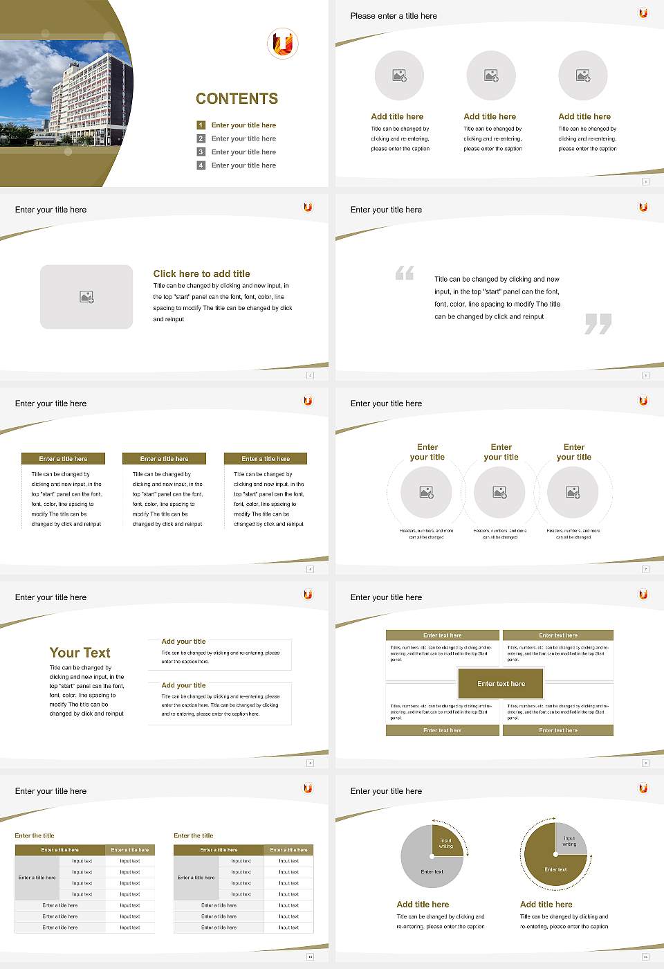 Teesside University Course/Courseware Creation PPT Template16:9 ratio PPT effect preview image2