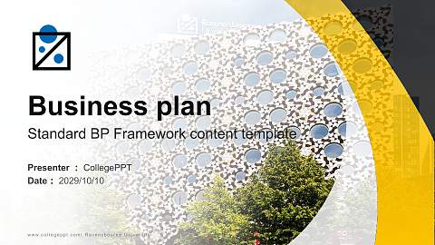 Ravensbourne University Competition/Entrepreneurship Contest PPT Template