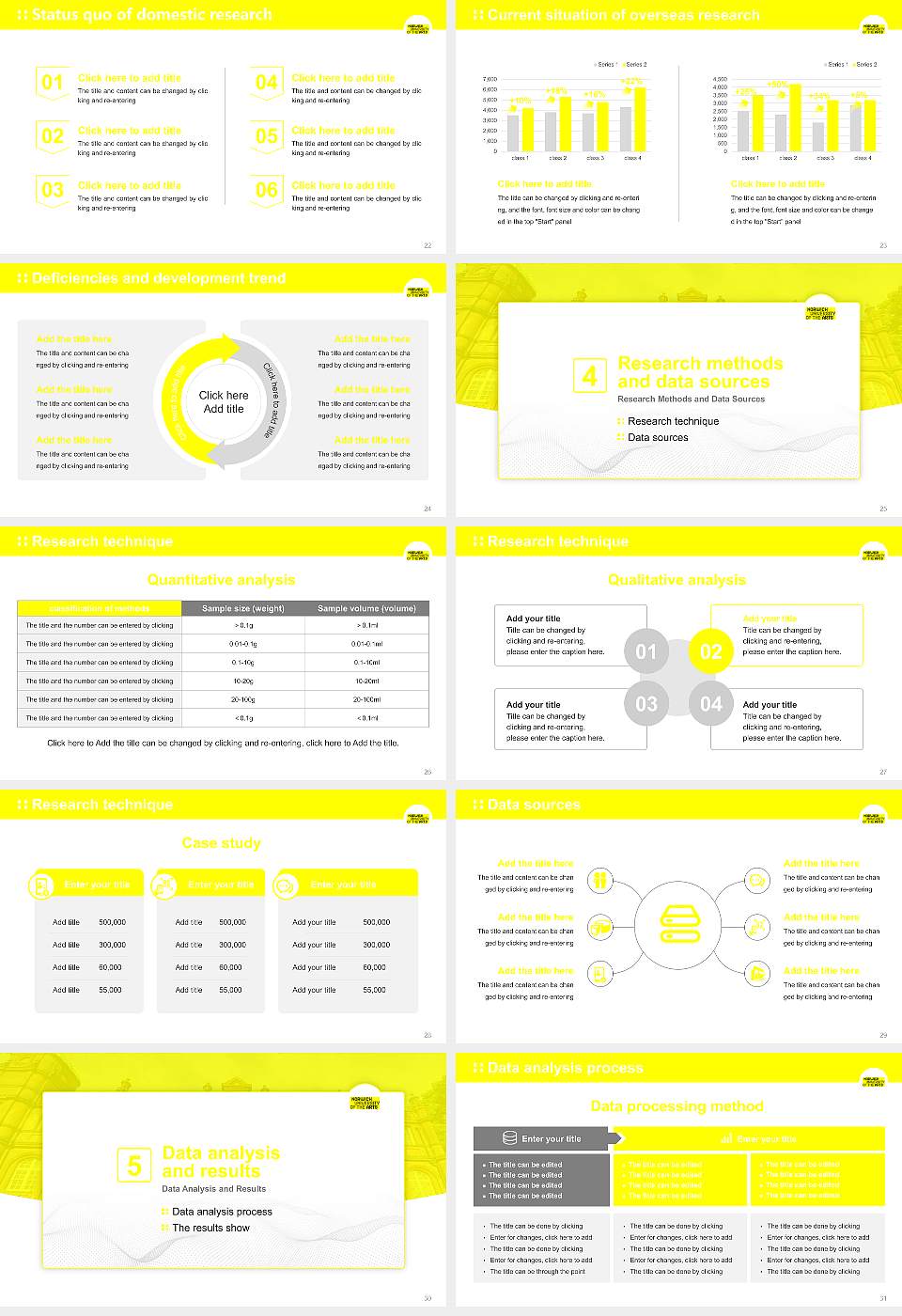 Norwich University of the Arts Graduation Thesis Defense PPT Template16:9 ratio PPT effect preview image4
