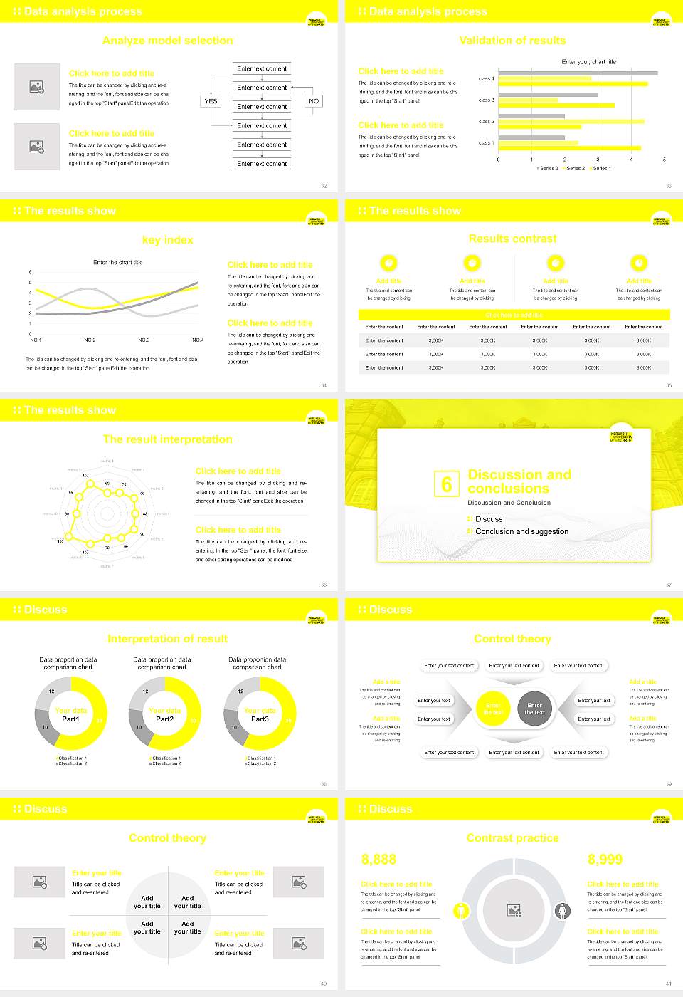 Norwich University of the Arts Graduation Thesis Defense PPT Template16:9 ratio PPT effect preview image5