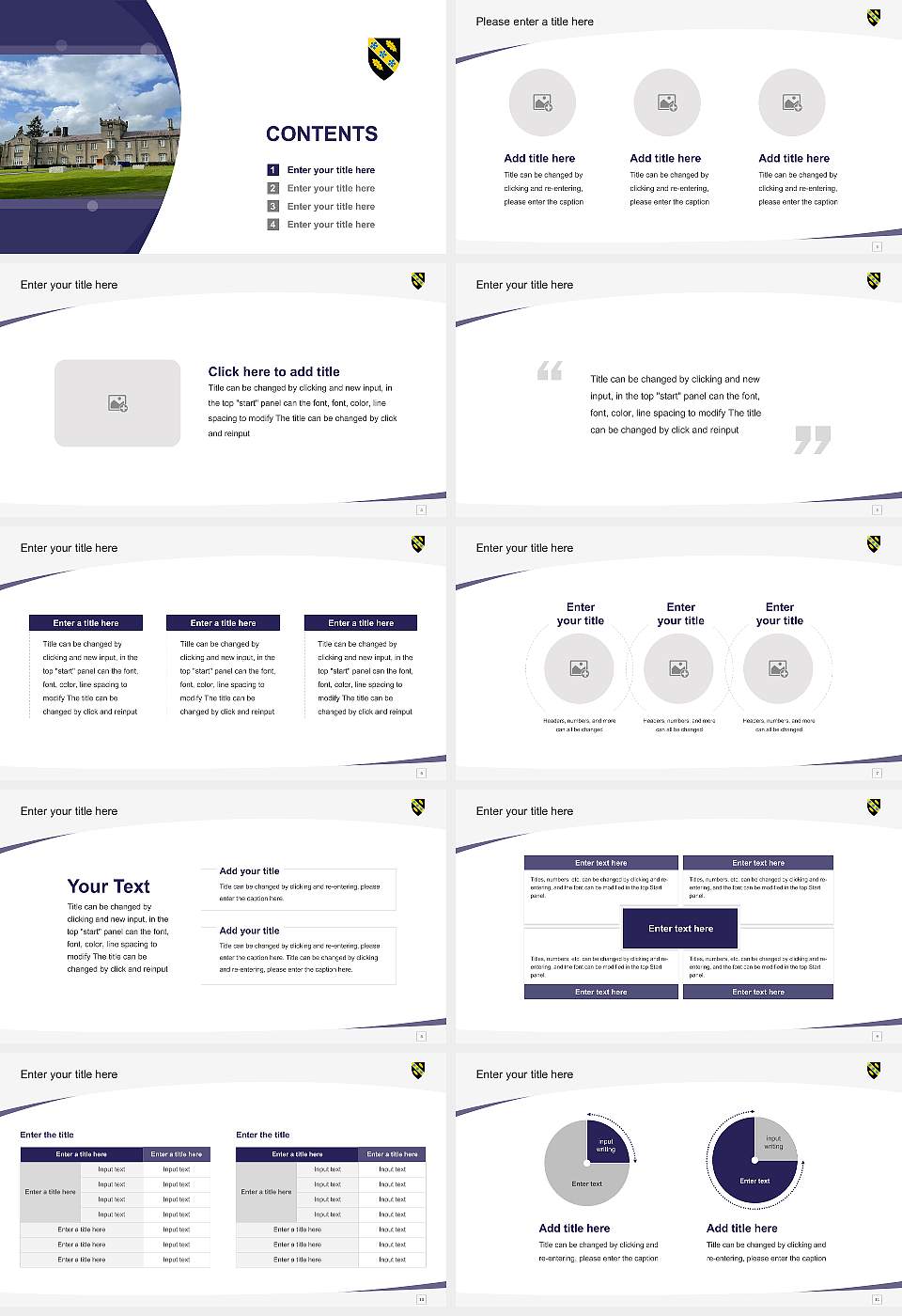 University of Wales Trinity Saint David Course/Courseware Creation PPT Template16:9 ratio PPT effect preview image2