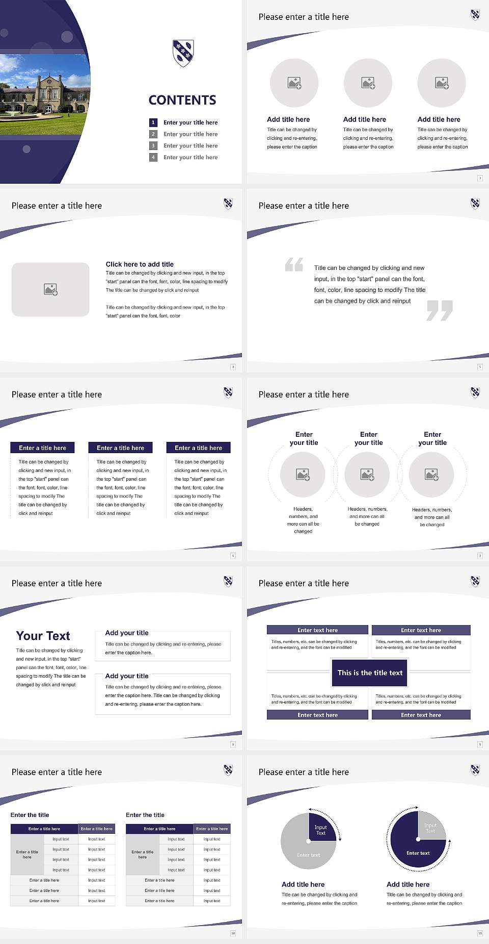 University of Wales, Lampeter Course/Courseware Creation PPT Template4:3 ratio PPT effect preview image2