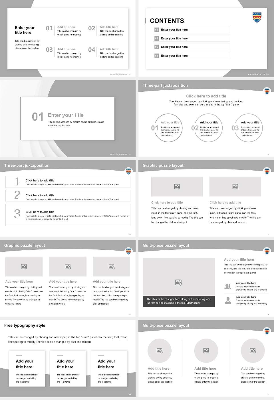 University of Plymouth Academic Presentation/Research Findings Report PPT Template16:9 ratio PPT effect preview image2