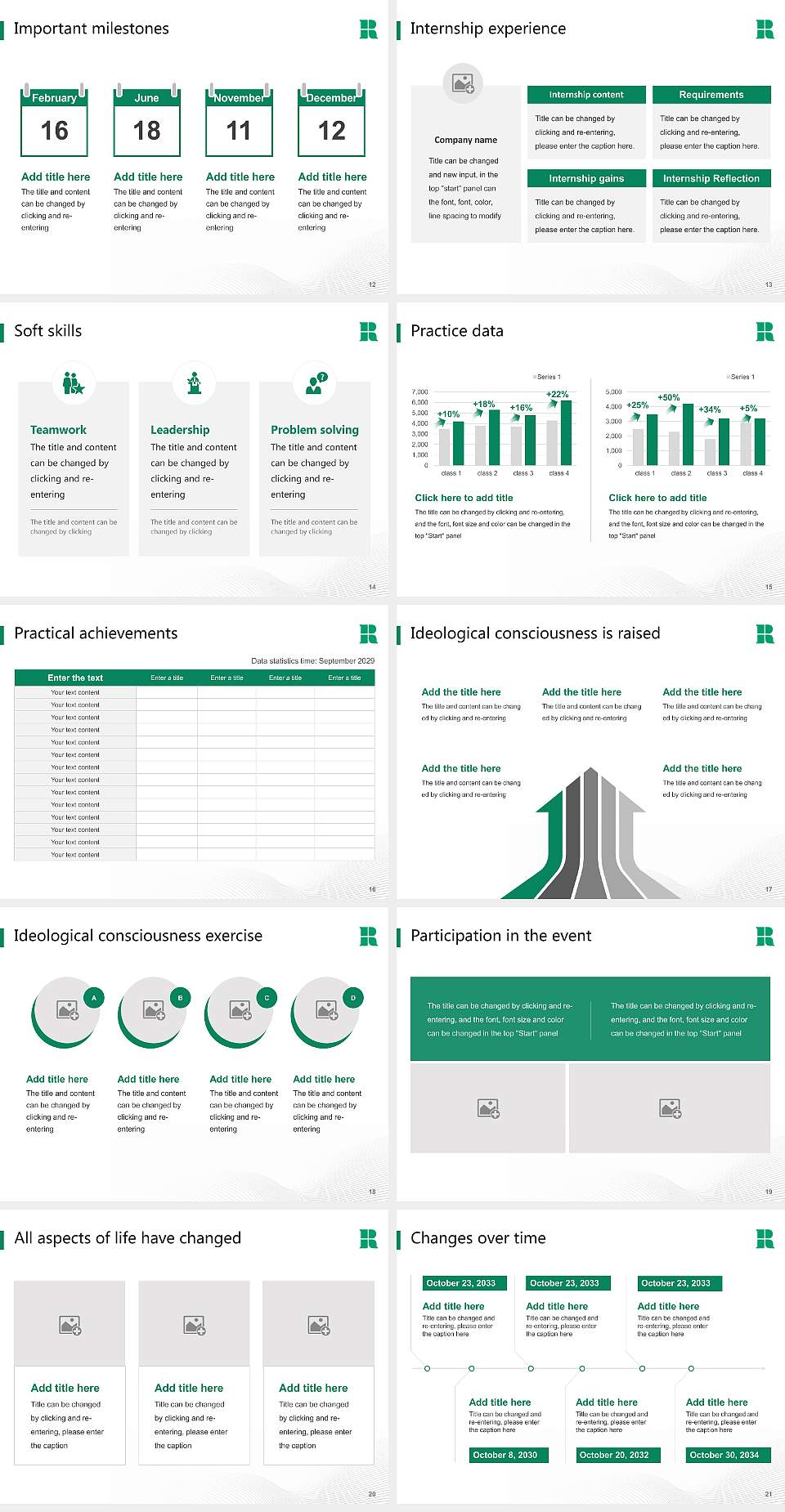 Roehampton University National Scholarship Defense PPT Template4:3 ratio PPT effect preview image3