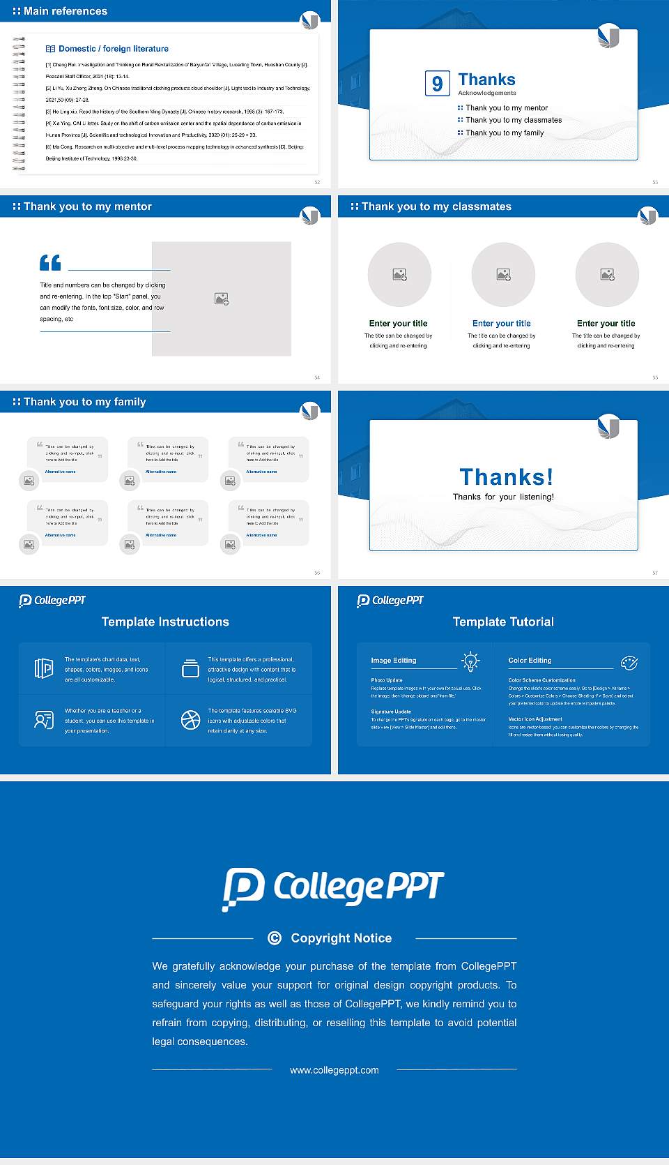 University of West London Graduation Thesis Defense PPT Template16:9 ratio PPT effect preview image7