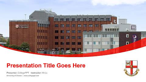 University of Chester Course/Courseware Creation PPT Template