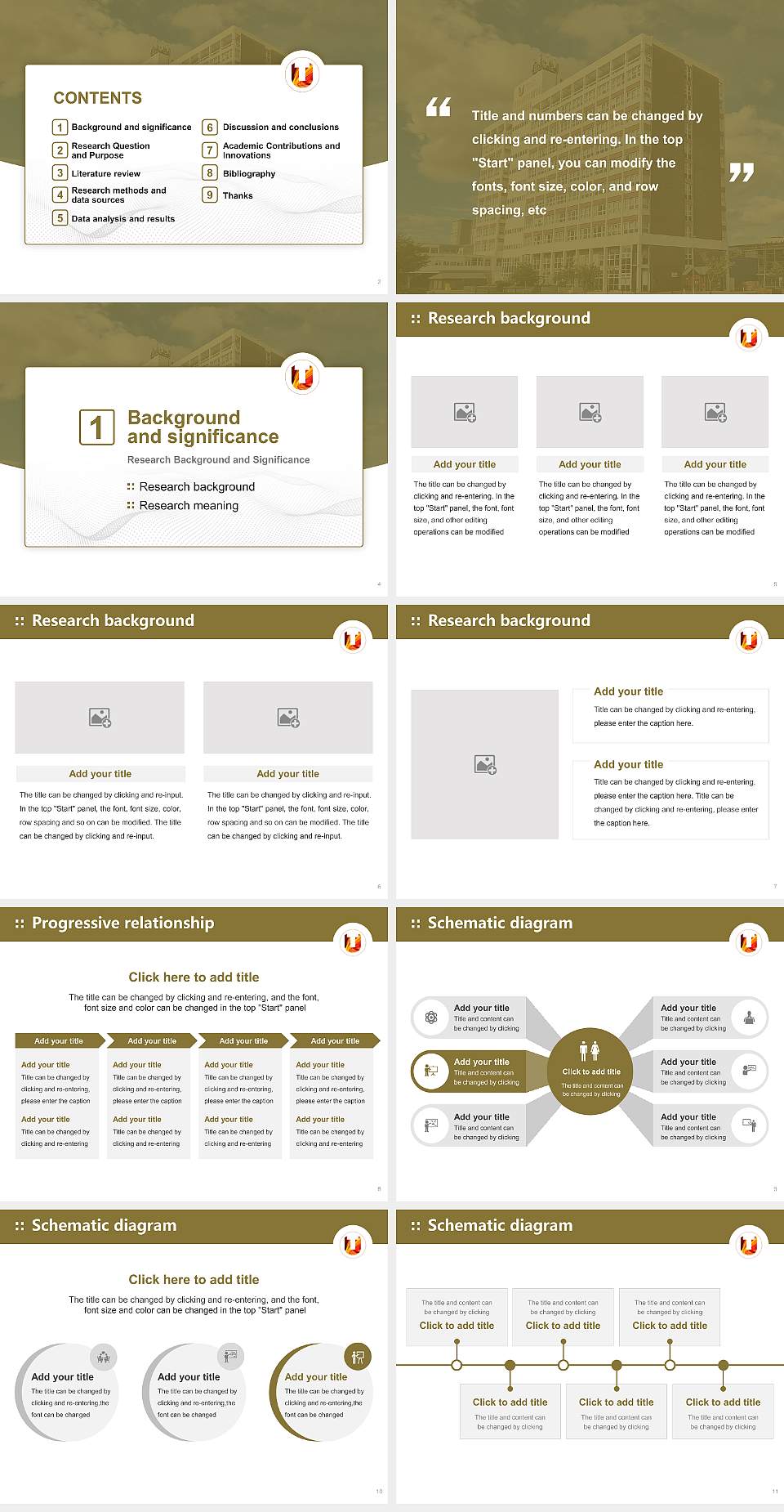 Teesside University Graduation Thesis Defense PPT Template4:3 ratio PPT effect preview image2