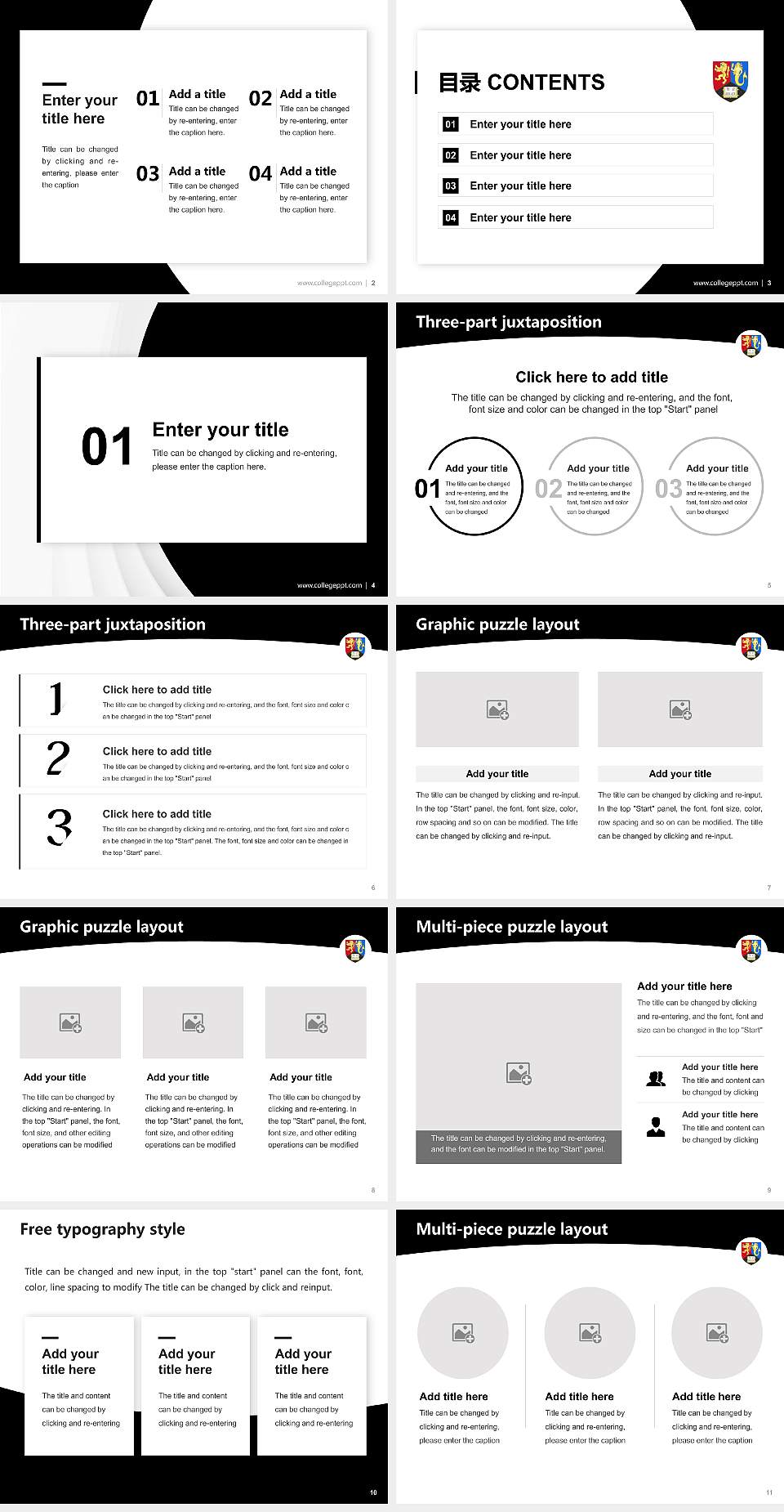 University of Birmingham Academic Presentation/Research Findings Report PPT Template4:3 ratio PPT effect preview image2