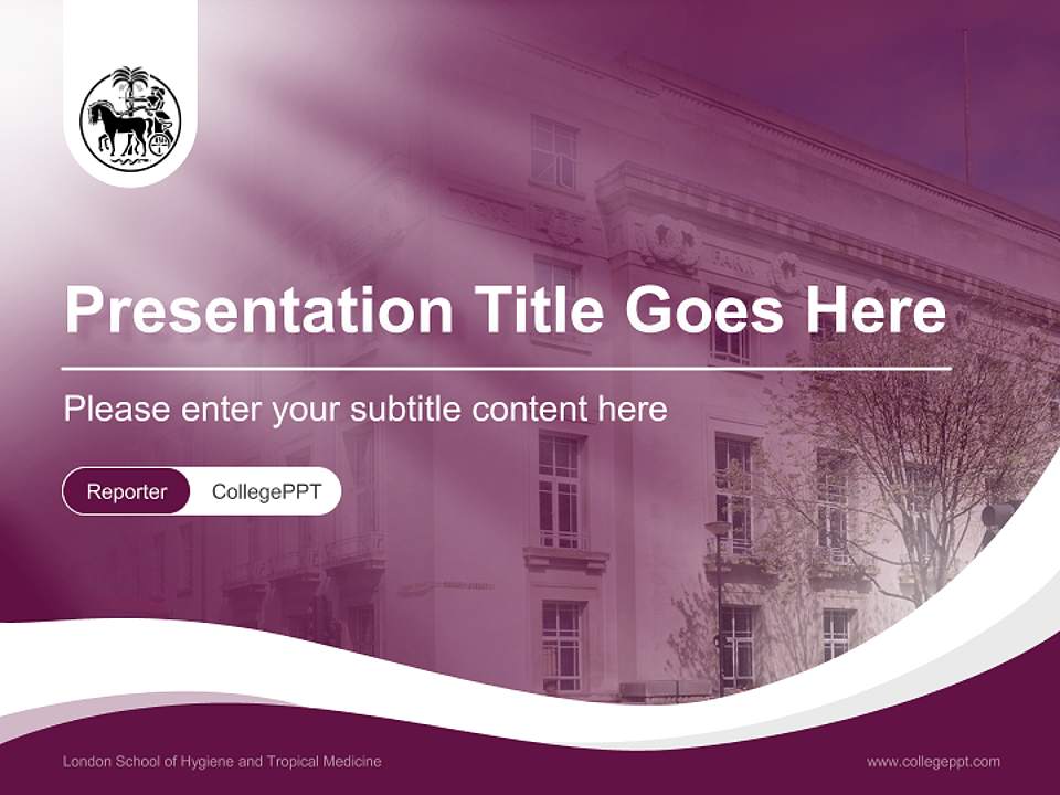 London School of Hygiene and Tropical Medicine Lecture Sharing and Networking Event PPT Template4:3 ratio PPT effect preview image4