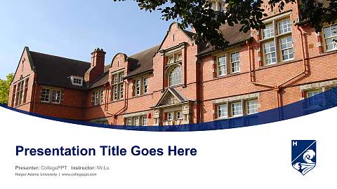Harper Adams University Course/Courseware Creation PPT Template