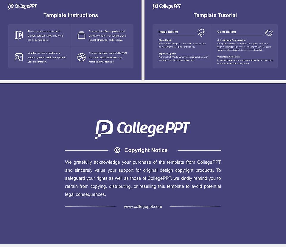 Bournemouth University Course/Courseware Creation PPT Template16:9 ratio PPT effect preview image5