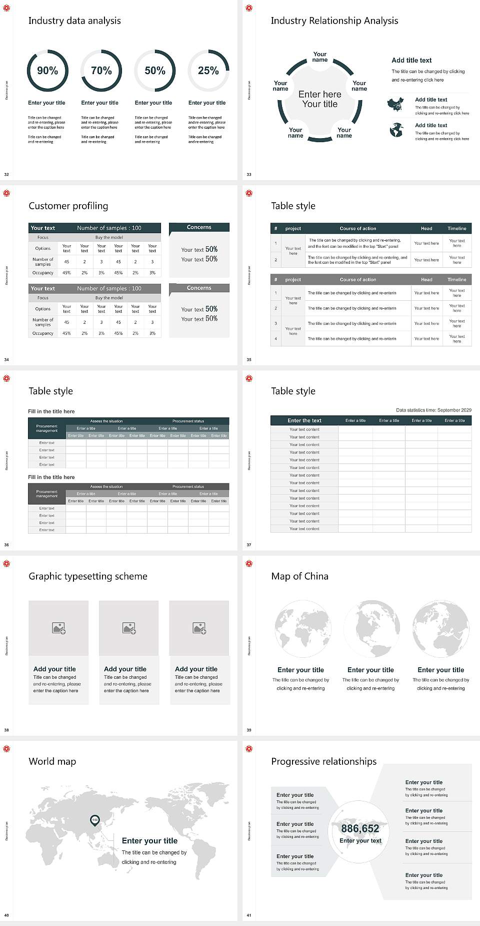 Regent’s University London Competition/Entrepreneurship Contest PPT Template4:3 ratio PPT effect preview image5