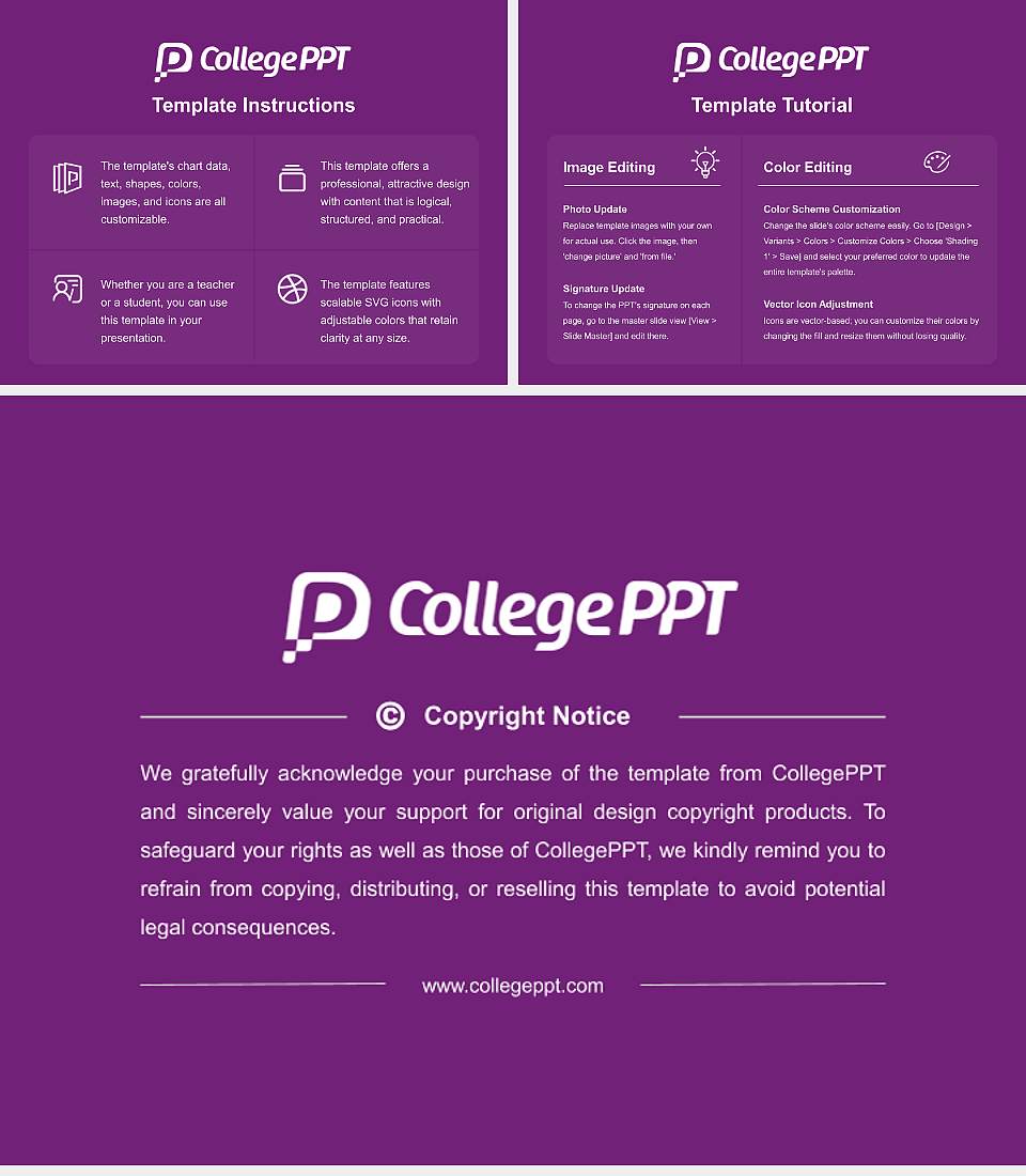 Robert Gordon University Course/Courseware Creation PPT Template4:3 ratio PPT effect preview image5