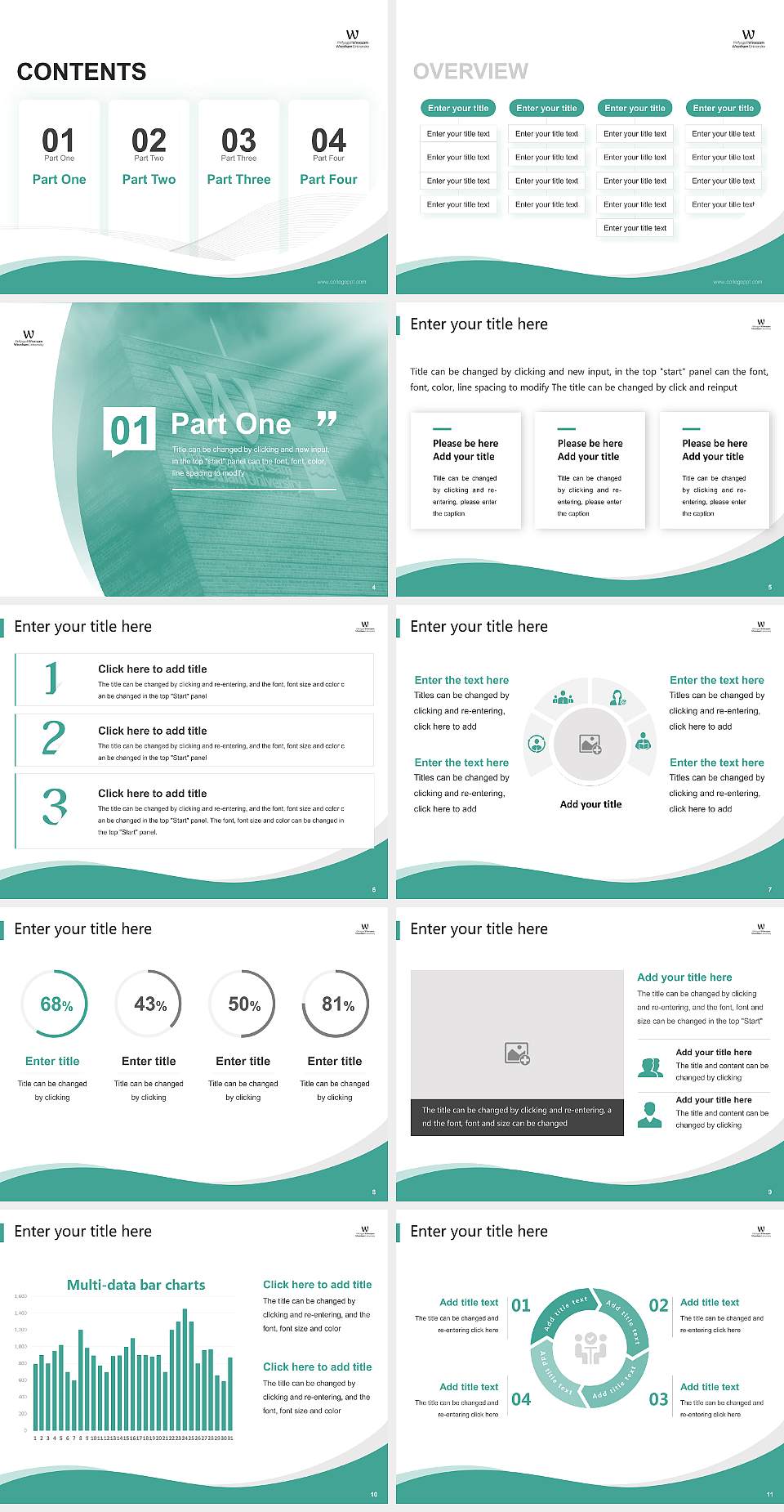 Wrexham Glynd?r University Lecture Sharing and Networking Event PPT Template4:3 ratio PPT effect preview image2