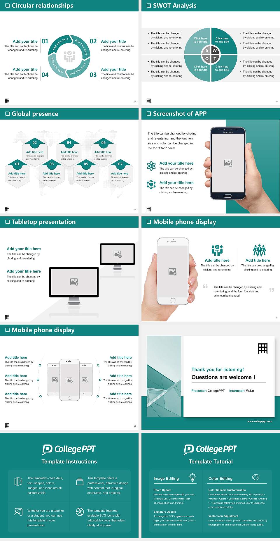 University of Westminster General Purpose PPT Template4:3 ratio PPT effect preview image5