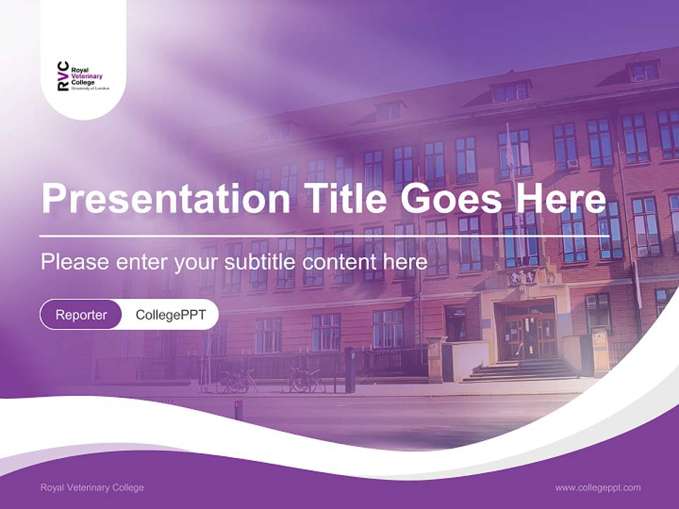 Royal Veterinary College Lecture Sharing and Networking Event PPT Template4:3 ratio PPT effect preview image4