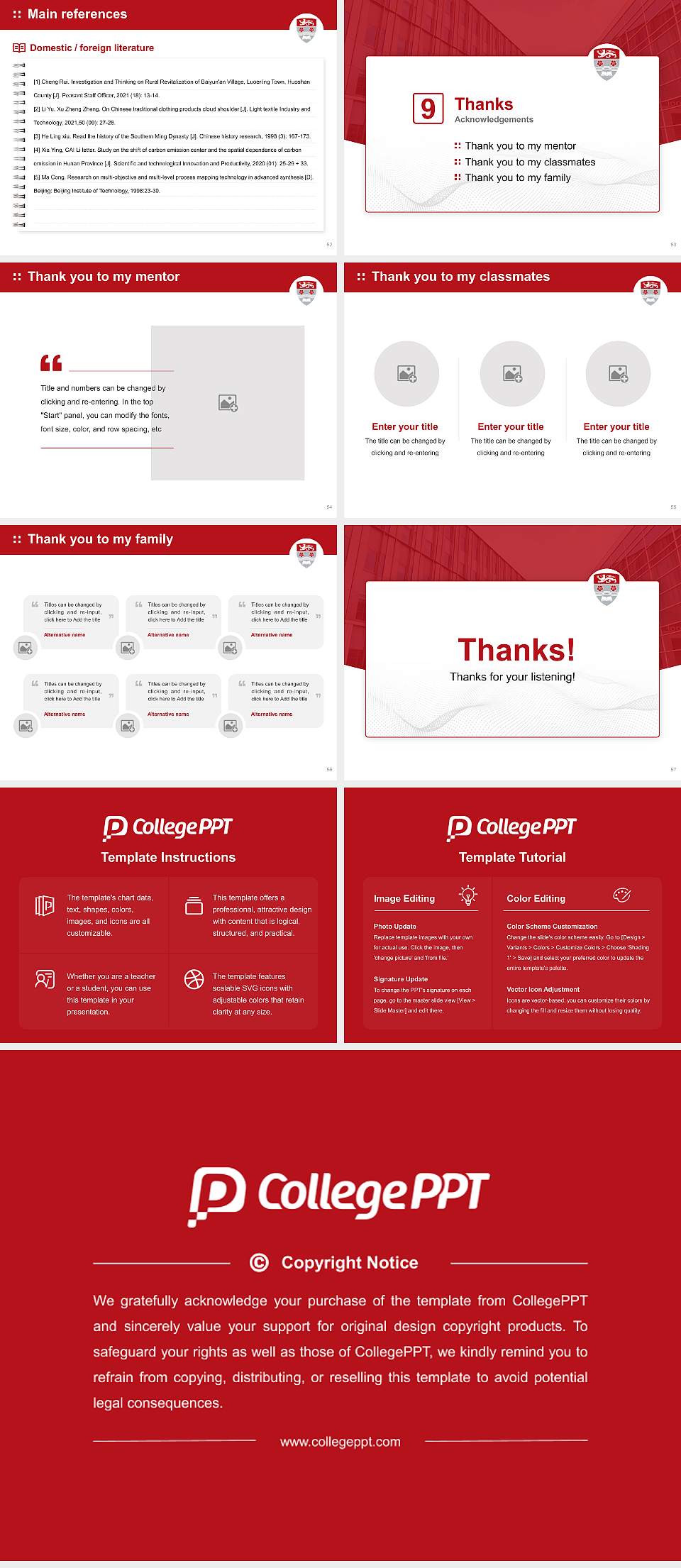 Lancaster University Graduation Thesis Defense PPT Template4:3 ratio PPT effect preview image7