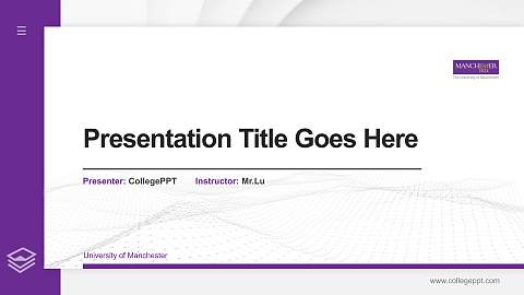 University of Manchester Thesis Proposal/Graduation Defense PPT Template