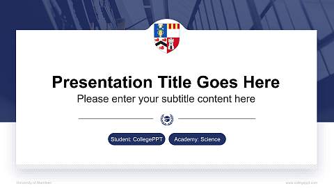 University of Aberdeen National Scholarship Defense PPT Template