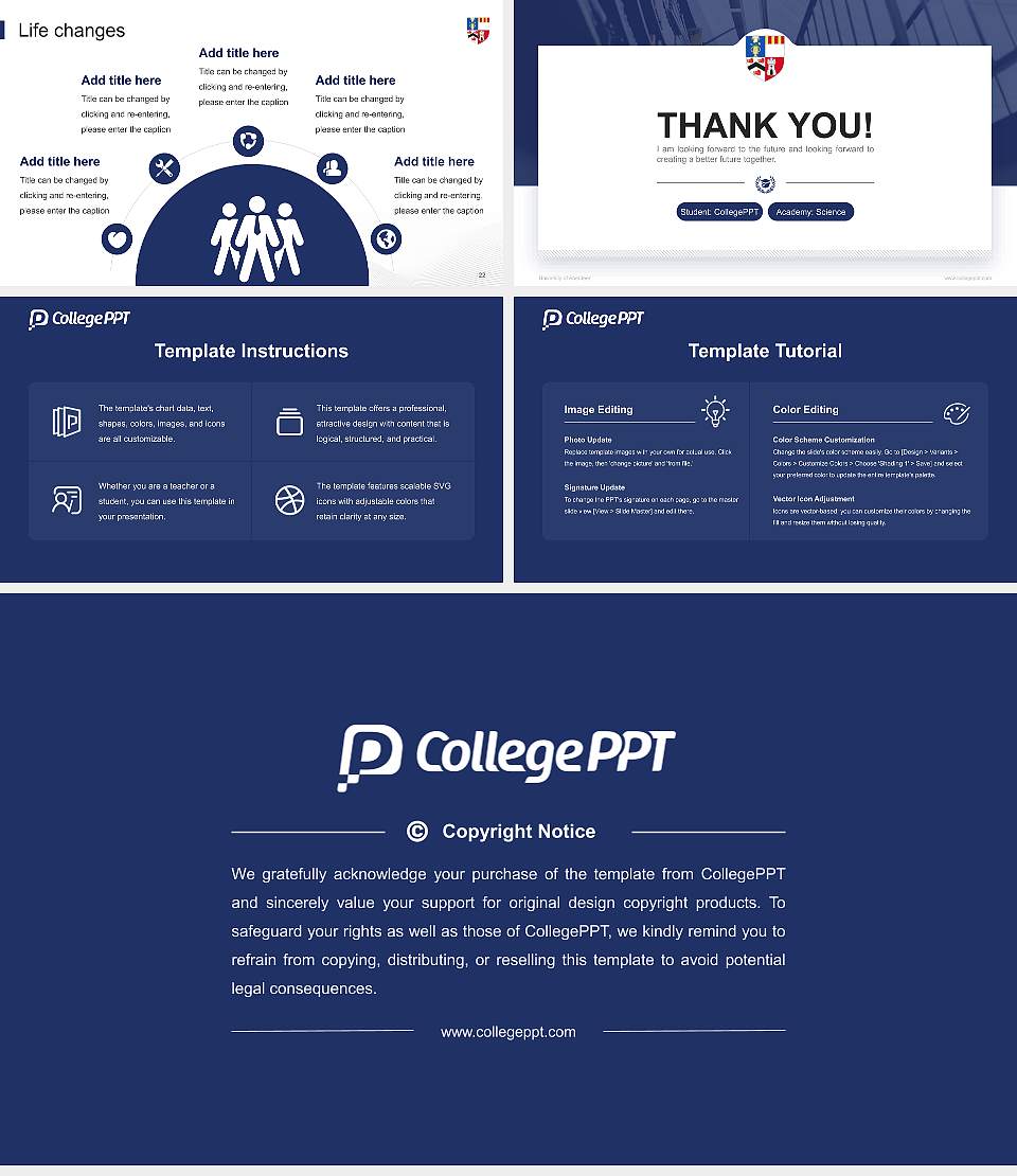 University of Aberdeen National Scholarship Defense PPT Template16:9 ratio PPT effect preview image4