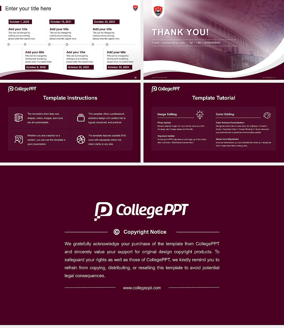 Leeds Trinity University Lecture Sharing and Networking Event PPT Template16:9 ratio PPT effect preview image4