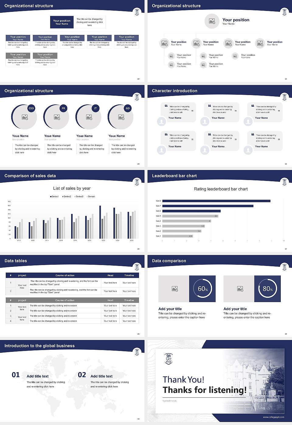 Swansea University Academic Presentation/Research Findings Report PPT Template16:9 ratio PPT effect preview image4