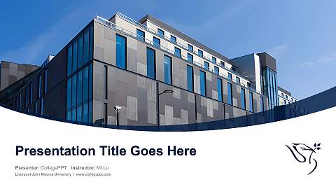 Liverpool John Moores University Course/Courseware Creation PPT Template