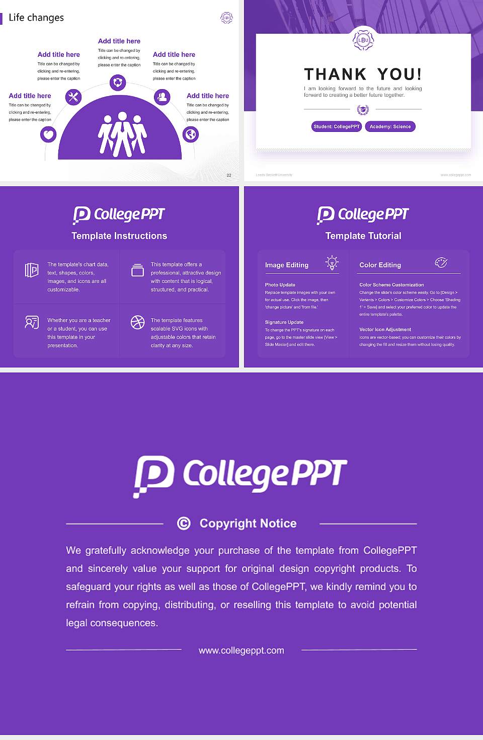 Leeds Beckett University National Scholarship Defense PPT Template4:3 ratio PPT effect preview image4