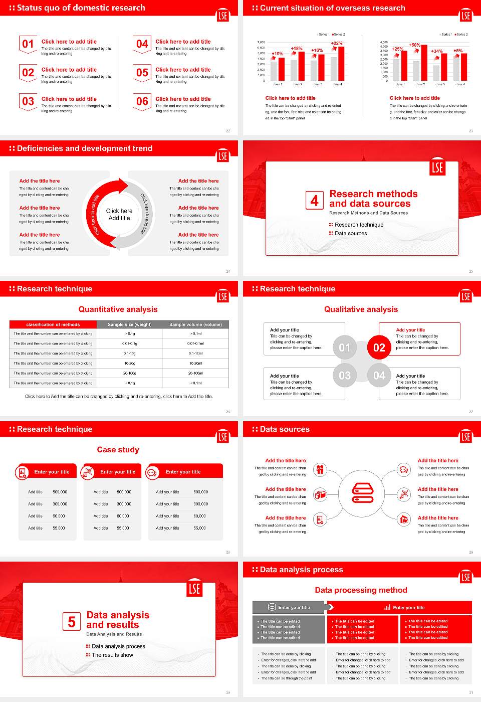 London School of Economics Graduation Thesis Defense PPT Template16:9 ratio PPT effect preview image4