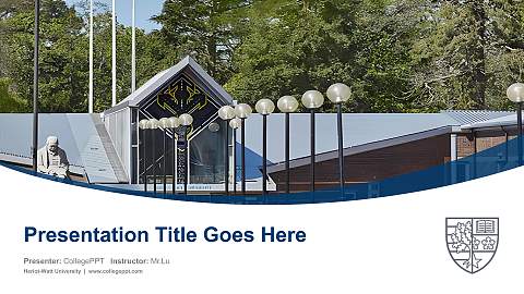 Heriot-Watt University Course/Courseware Creation PPT Template