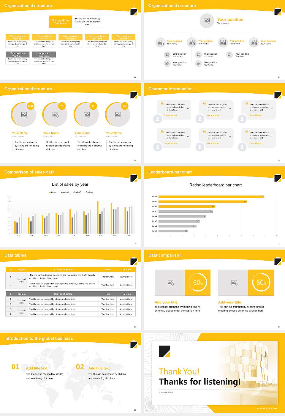 University of Suffolk Academic Presentation/Research Findings Report PPT Template16:9 ratio PPT effect preview image4