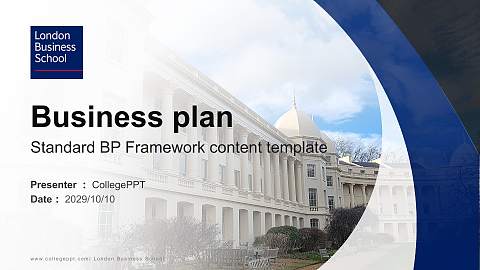 London Business School Competition/Entrepreneurship Contest PPT Template