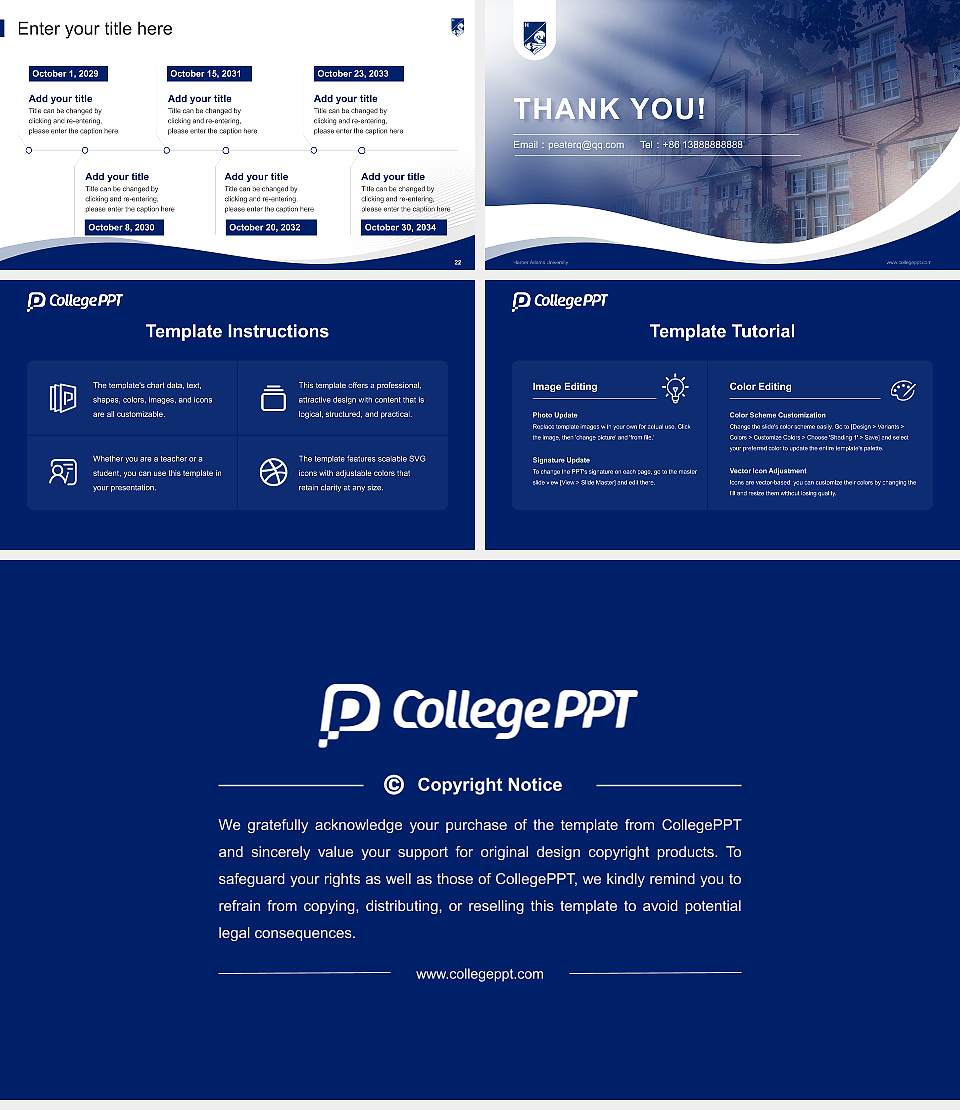 Harper Adams University Lecture Sharing and Networking Event PPT Template16:9 ratio PPT effect preview image4