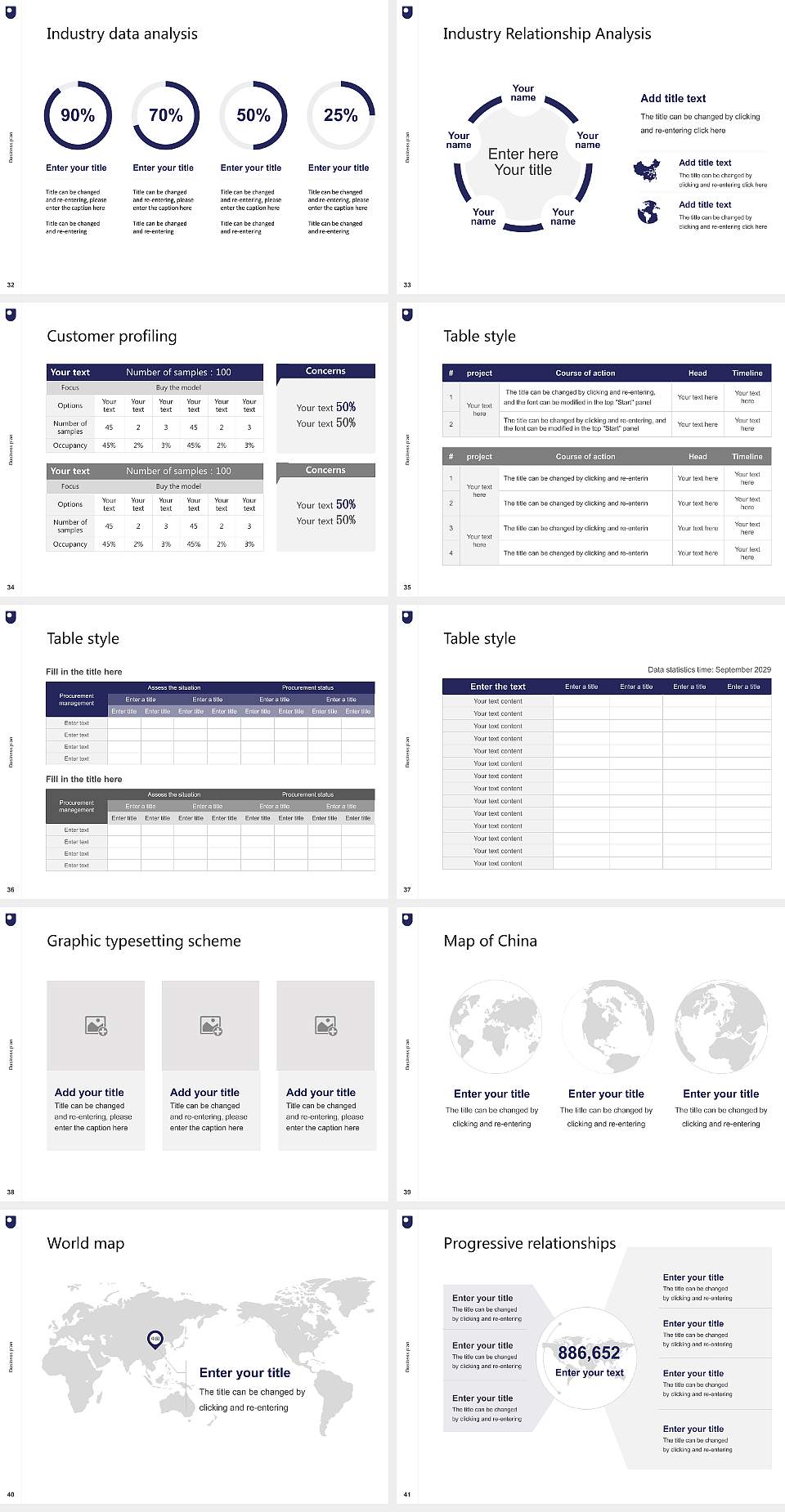 The Open University Competition/Entrepreneurship Contest PPT Template4:3 ratio PPT effect preview image5