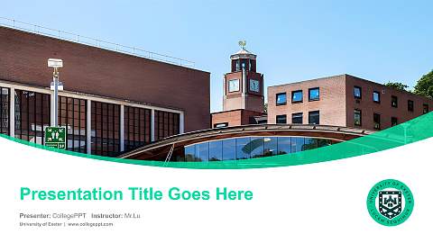 University of Exeter Course/Courseware Creation PPT Template