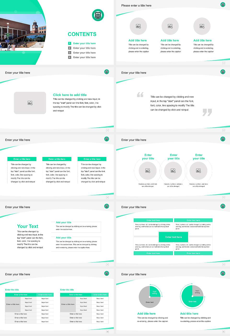 University of Exeter Course/Courseware Creation PPT Template16:9 ratio PPT effect preview image2