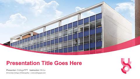 University College of Osteopathy Course/Courseware Creation PPT Template