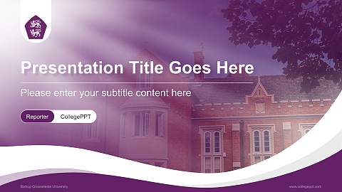 Bishop Grosseteste University Lecture Sharing and Networking Event PPT Template