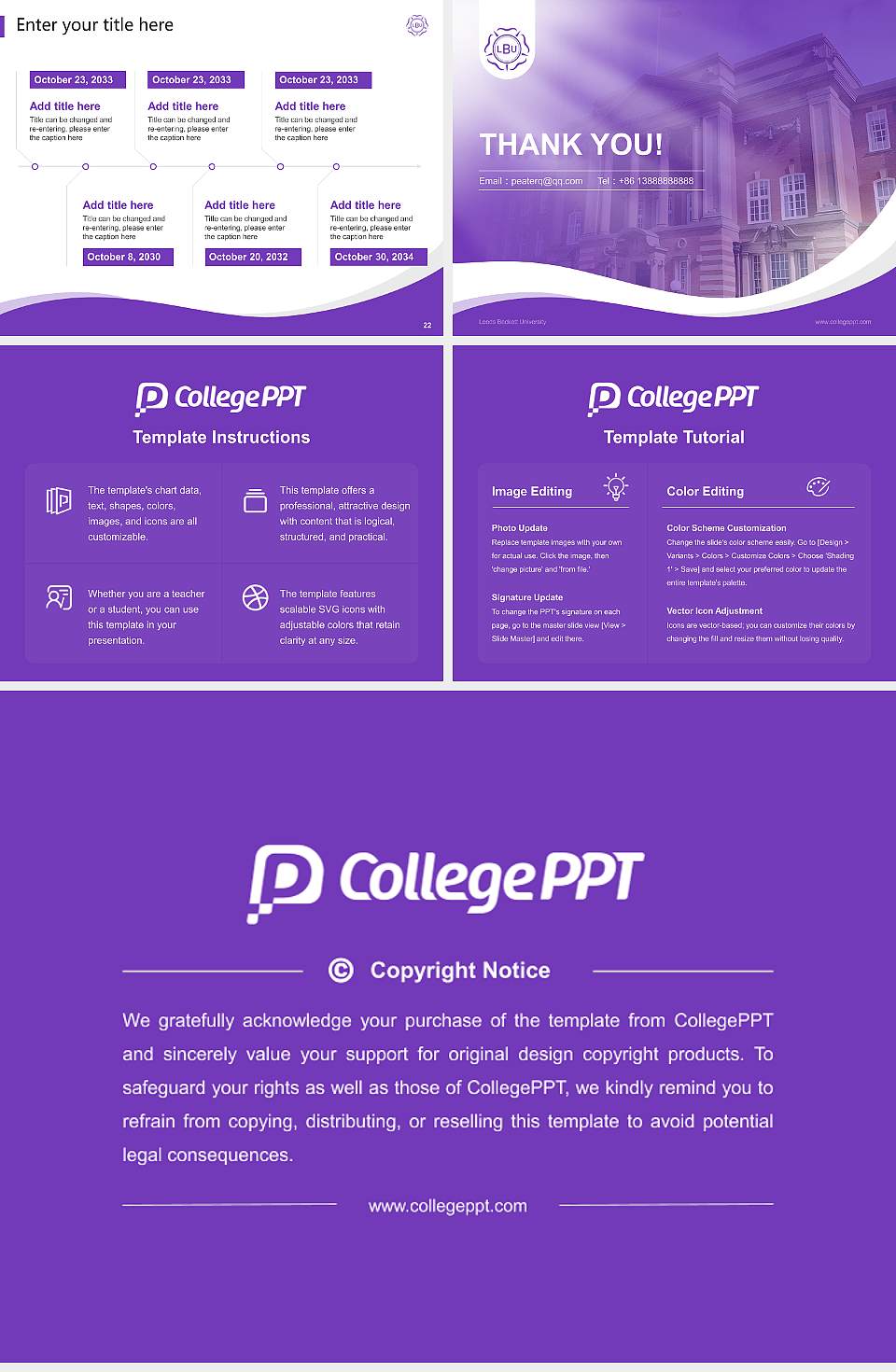 Leeds Beckett University Lecture Sharing and Networking Event PPT Template4:3 ratio PPT effect preview image4