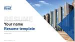 University of Kent Resume Templat PPT