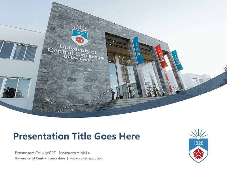 University of Central Lancashire Course/Courseware Creation PPT Template4:3 ratio PPT effect preview image5