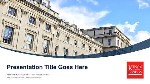 King’s College London Course/Courseware Creation PPT Template